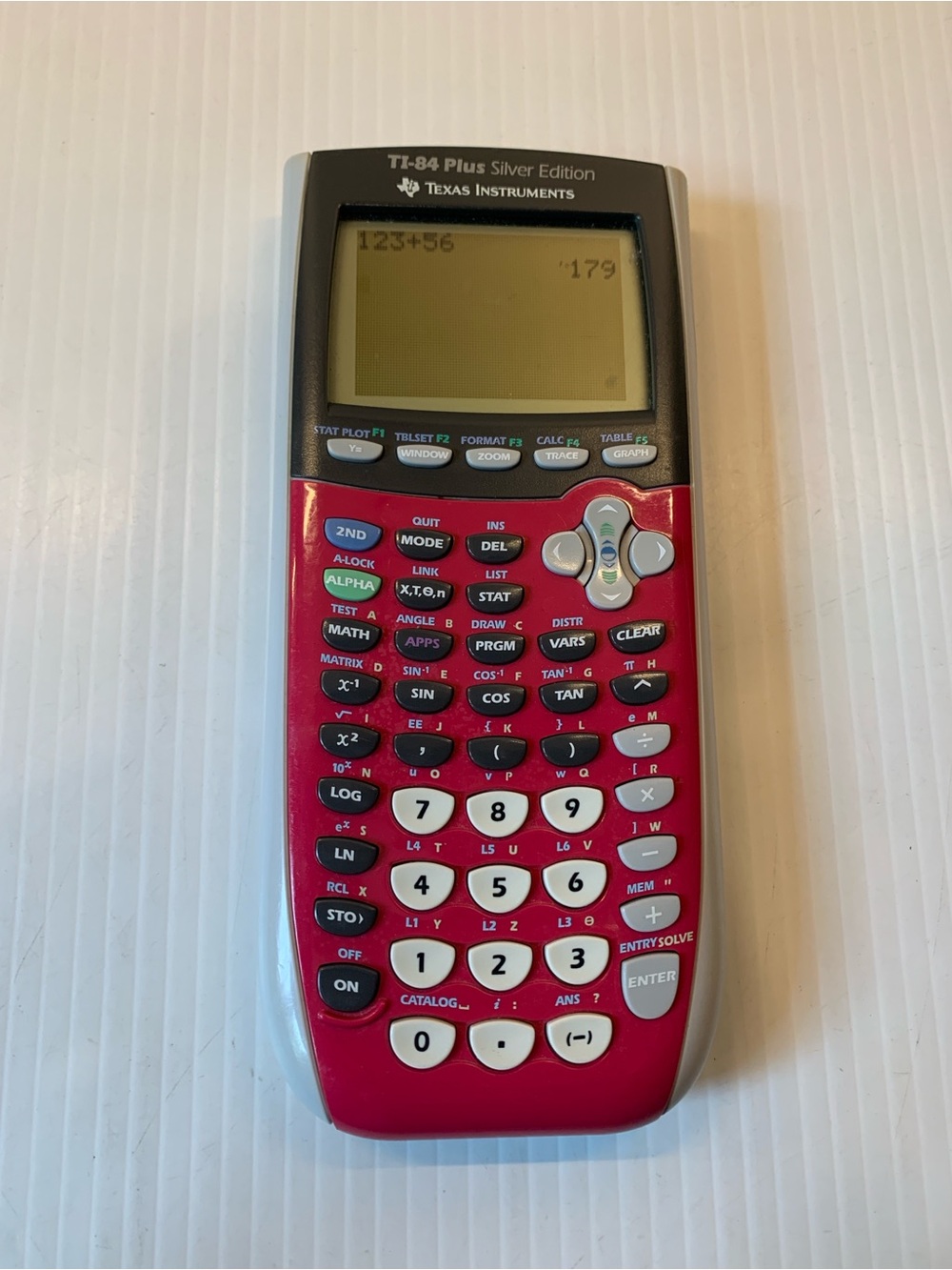 Texas Instruments TI-84 Plus Silver Edition pink and Silver Graphing Calculator